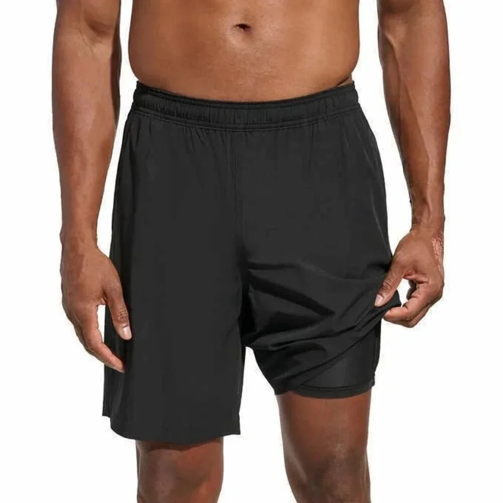 Kirkland Signature Men's L Stretch Swim Short Black N0785